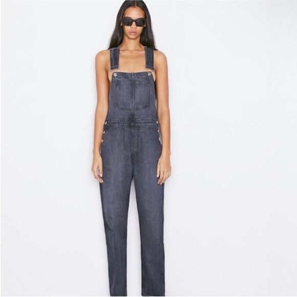 Frame NWT Classic Overalls in Blackwater Size XS - Picture 1 of 10